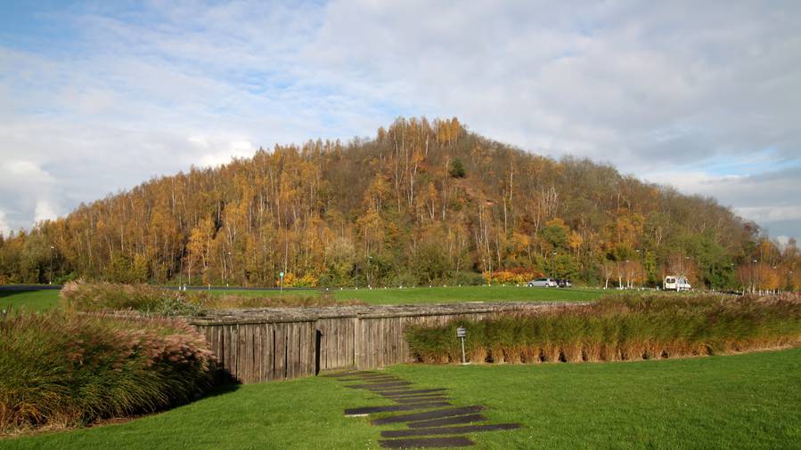 Vue sur le parc et le terril du PASS.