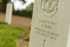 Tombe de John Parr au cimetière Saint-Symphorien